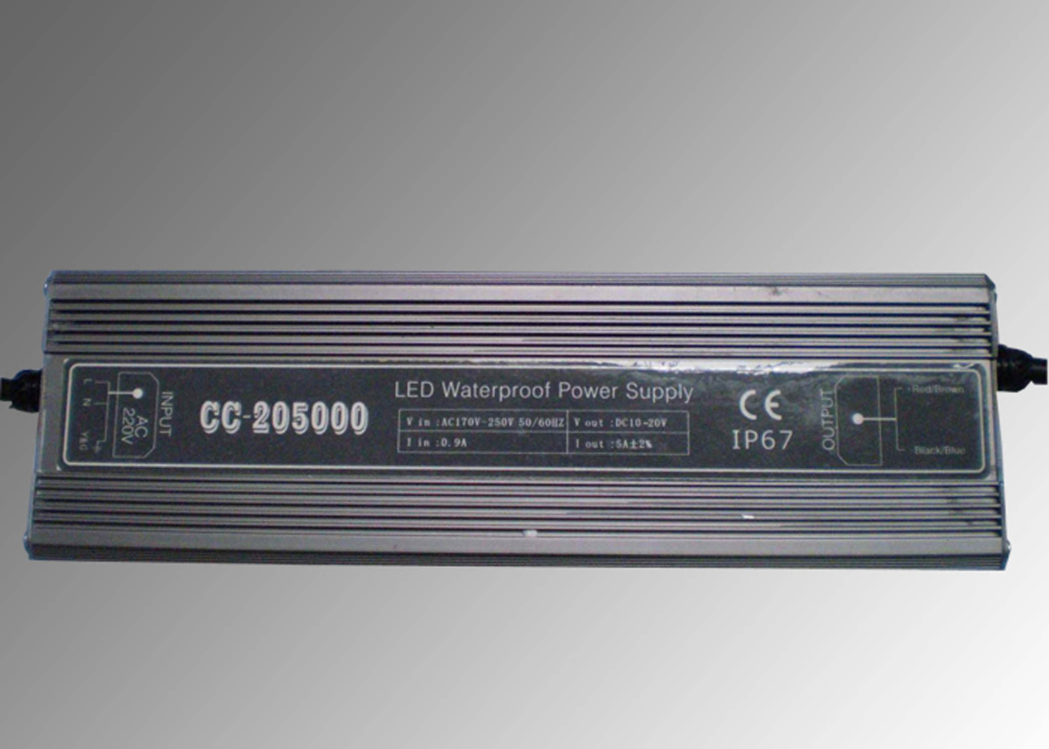 IP65 পিসি উপাদান সহ 3000 ঘন্টা DC24V 72W একক রঙের LED ওয়াল ওয়াশার