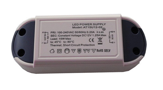 15W / 18W / 24W ধ্রুবক ভোল্টেজ LED ড্রাইভার, 12 ভোল্ট জলরোধী নেতৃত্বে পাওয়ার সাপ্লাই