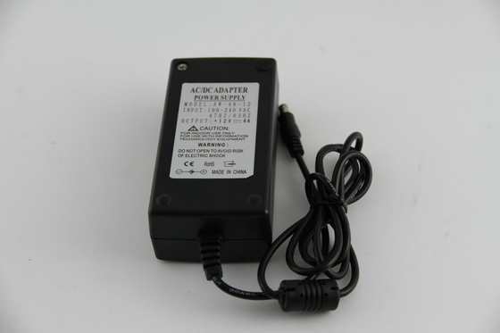 মিনি 48W, LCD / LED ডিসপ্লে জন্য স্যুইচিং এসি ডিসি পাওয়ার অ্যাডাপ্টার 12V IP54 50Hz