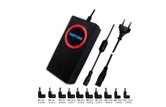 ডিসি ইউনিভার্সাল ল্যাপটপ পাওয়ার অ্যাডাপ্টার Overcurrent রক্ষার্থে 90W এসি