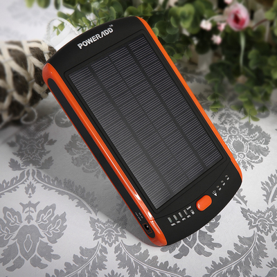ওয়াটারপ্রুফ সোলার পাওয়ার ব্যাটার ২3000mah উচ্চ ক্ষমতা সৌর চার্জার জন্য ফোন / ল্যাপটপ