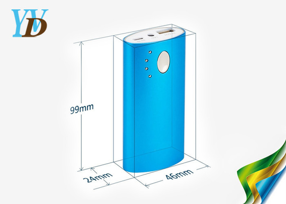 সঞ্চার ভ্রমণ পোর্টেবল ব্যাকআপ 6000mAh মোবাইল লি-আয়ন পাওয়ার ব্যাংক ব্লু