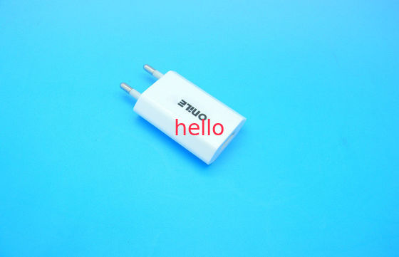 AC100-240V ইউনিভার্সাল ইউএসবি পাওয়ার অ্যাডাপ্টার 5V 1000mA সিসিসি প্লাগ, উচ্চ Efficency