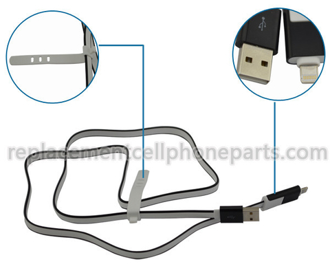 1 মিটার মূল সেল ফোন ইউএসবি ডাটা ক্যাবল আইফোন 5G, 5s, আইফোন 6 চার্জার তারের