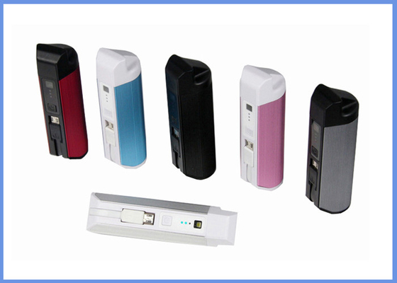 মিনি পোর্টেবল ইউএসবি পাওয়ার প্যাক 2200mah বিল্ট-ইন মাইক্রো USB তারের, 18650 ব্যাটারি