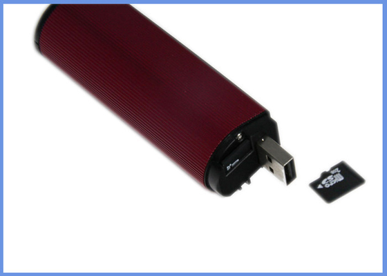 মিনি পোর্টেবল ইউএসবি পাওয়ার প্যাক 2200mah বিল্ট-ইন মাইক্রো USB তারের, 18650 ব্যাটারি