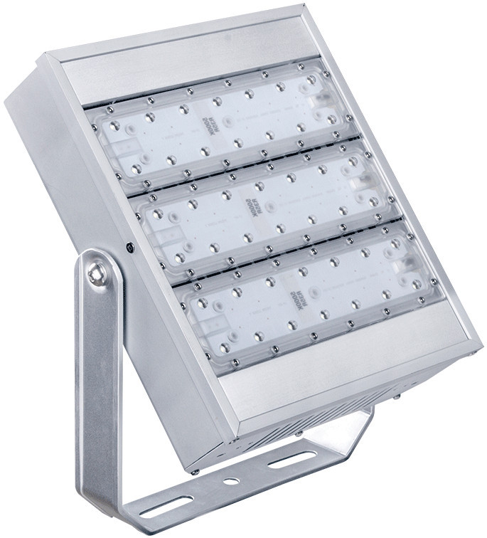 সিই RoHS অনুবর্তী তালিকাভুক্ত 120W জলরোধী LED বন্যা সাফ পিসি IP66 IK10 বাতি