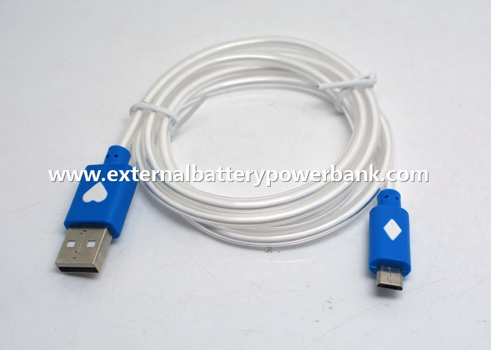 স্যামসাং অ্যান্ড্রয়েড ফোন জন্য নীল আলো সঙ্গে 1M মাইক্রো USB ডেটা ট্রান্সফার কেবল